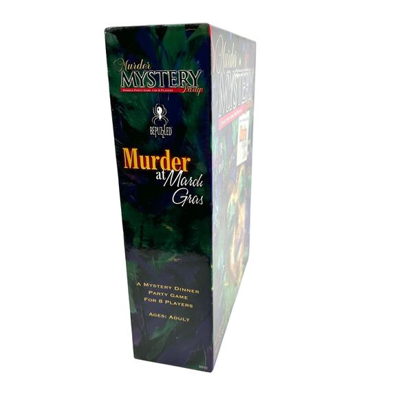 Murder Mystery Dinner Boxed Party Game Set - Murder at Mardis Gras, 8 Players - Picture 5 of 6